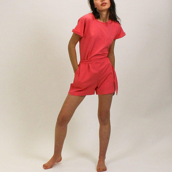 Tee short corail