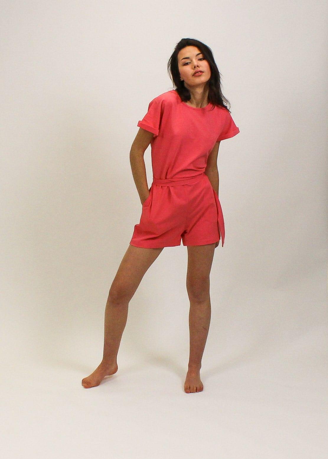 Tee short corail