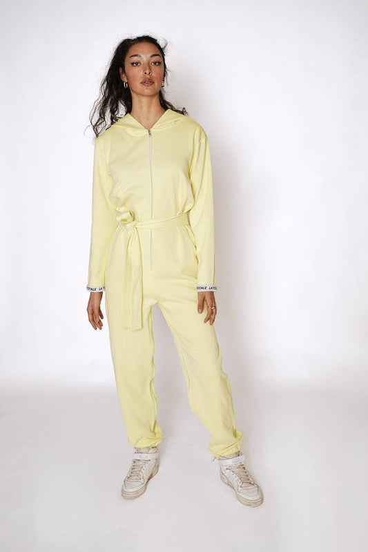 Combinaison jogging unisexe jaune pastel - La Totale