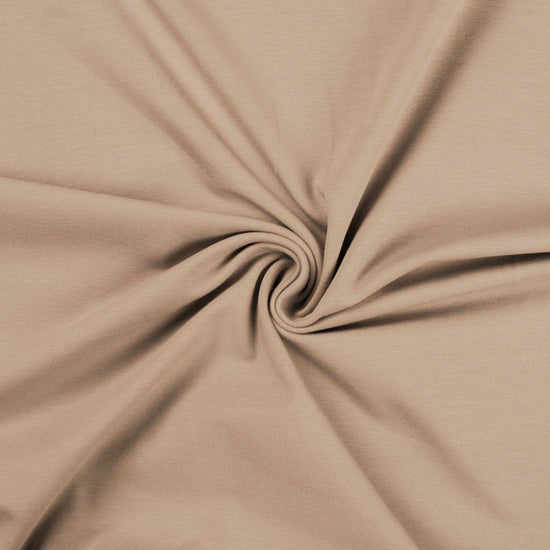 Zoom textile sable jersey de coton